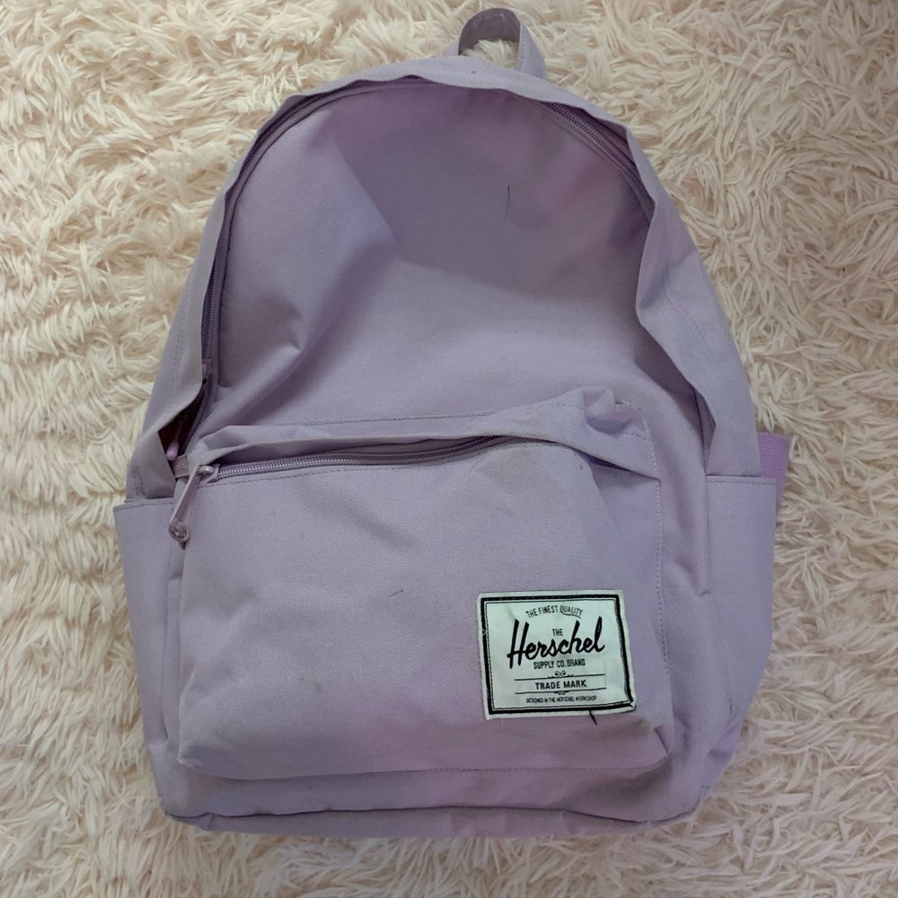 Herschel Backpack Light Purple Canvas